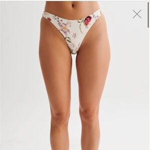 Rosie Recycled Cheeky Cut Bikini Bottoms - Bella Rosa Print